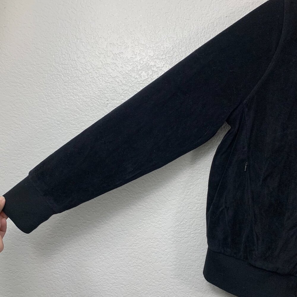 Zella Zip Up Backflip Velour Bomber Jacket - Picture 5 of 12